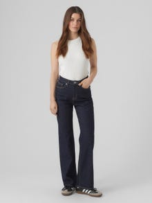 Vero Moda VMTESSA Wide Fit Jeans -Dark Blue Denim - 10297608
