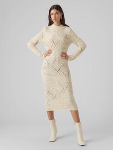 Vero Moda VMNELLA Long dress -Birch - 10297691