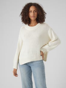 Vero Moda VMLEONORA Pullover -Snow White - 10297701