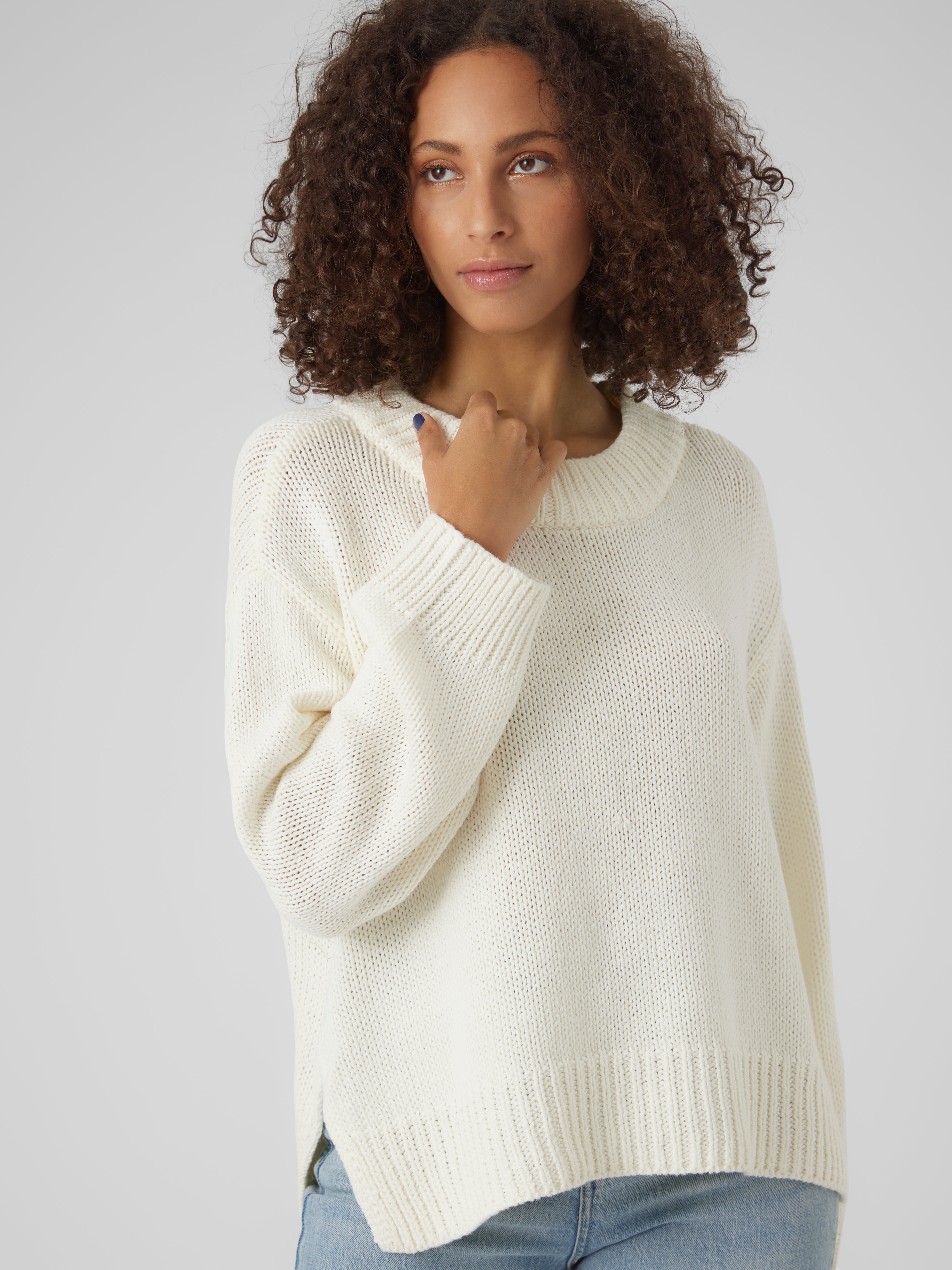 Vero moda leroya discount crew neck pullover sweate