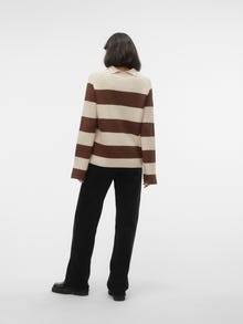 Vero Moda VMHARRIET Pullover -Potting Soil - 10297778