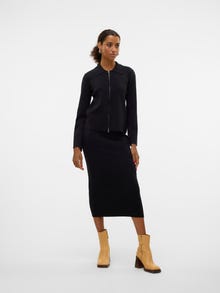Vero Moda AWHANNA Strikket cardigan -Black - 10297844