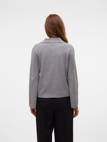 Vero Moda AWHANNA Strikket cardigan -Medium Grey Melange - 10297844