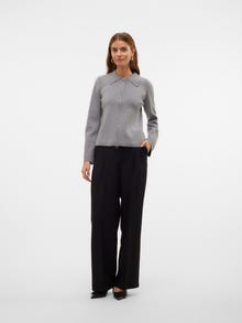 Vero Moda AWHANNA Strikket cardigan -Medium Grey Melange - 10297844