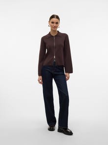 Vero Moda AWHANNA Strickjacke -Chocolate Torte - 10297844