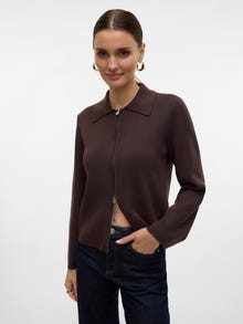 Vero Moda AWHANNA Strickjacke -Chocolate Torte - 10297844