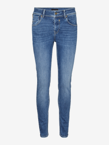 Vero Moda VMEMPOWER Normaali vyötärö Skinny fit Farkut -Medium Blue Denim - 10297940