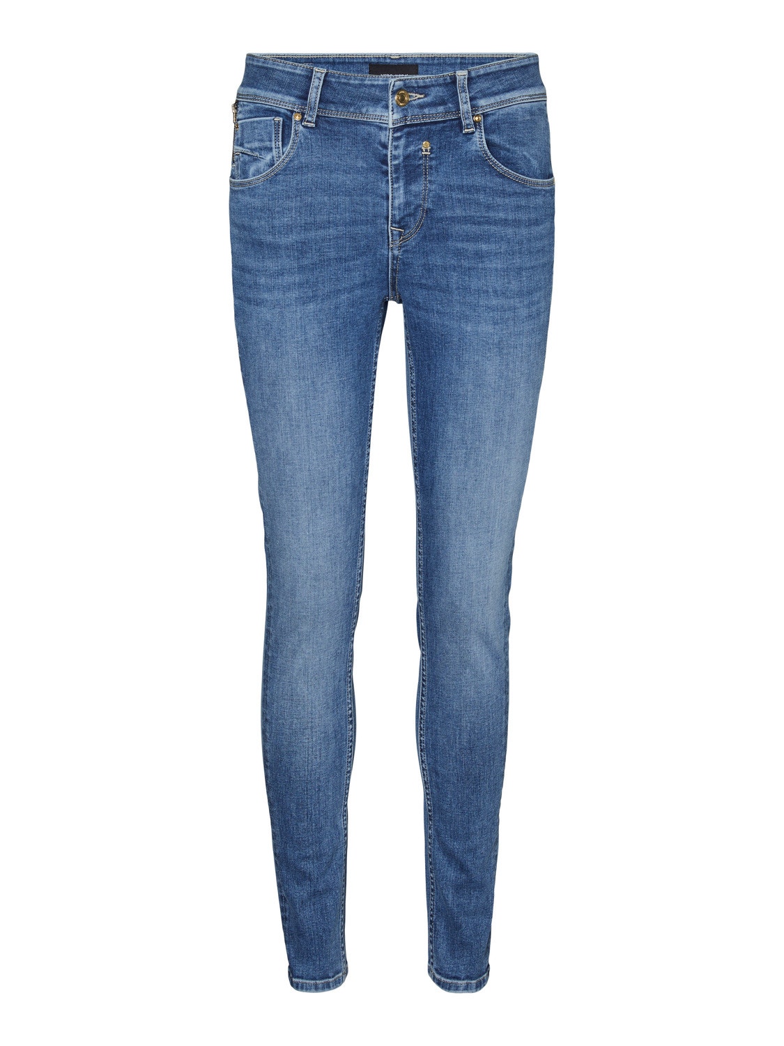 Vero Moda VMEMPOWER Skinny Fit Jeans -Medium Blue Denim - 10297940