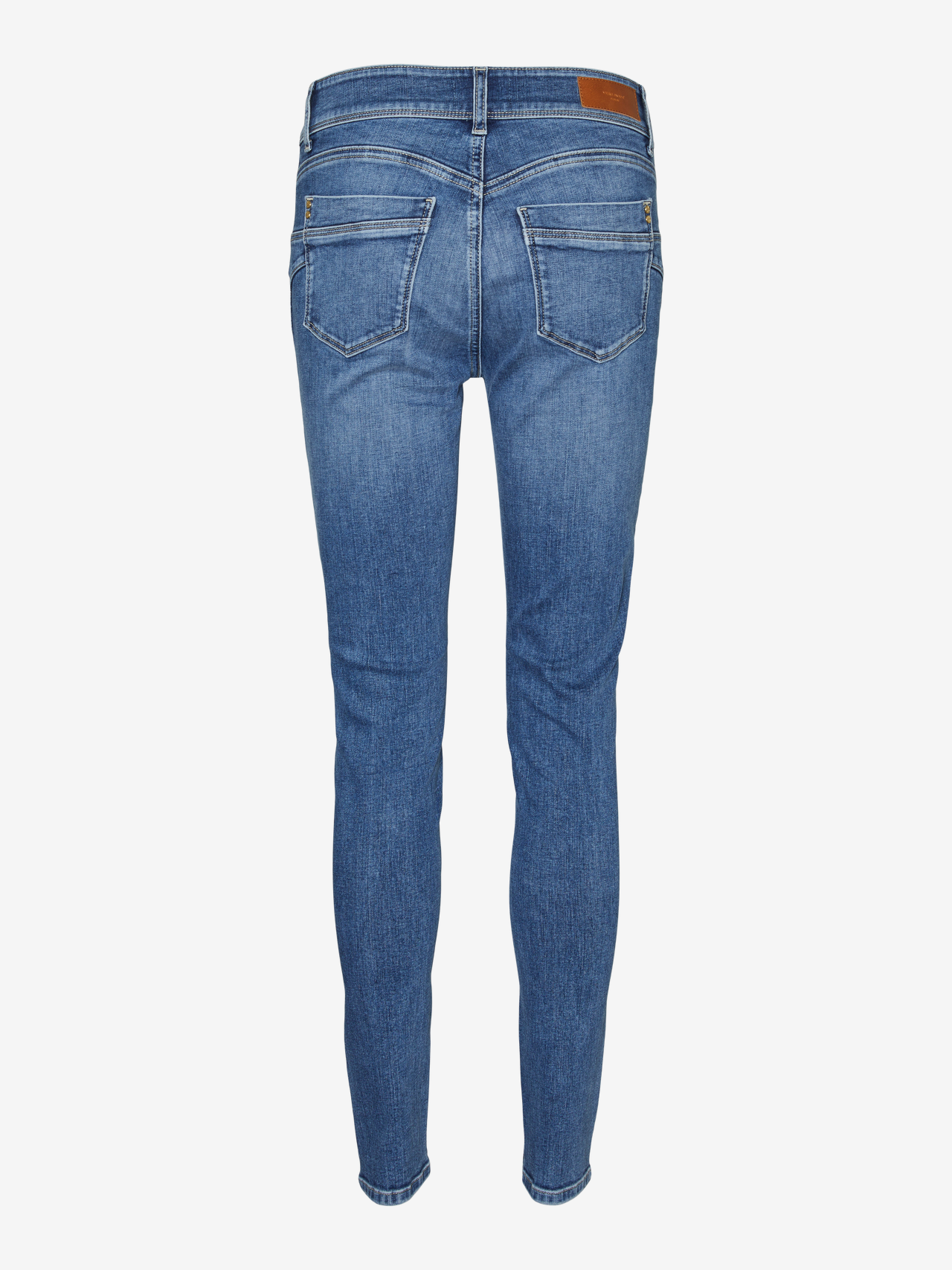 Vero Moda VMEMPOWER Normaali vyötärö Skinny fit Farkut -Medium Blue Denim - 10297940