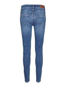 Vero Moda VMEMPOWER Średni stan Krój skinny Jeans -Medium Blue Denim - 10297940