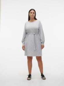 Vero Moda VMCOTEA Kurzes Kleid -Light Grey Melange - 10297996