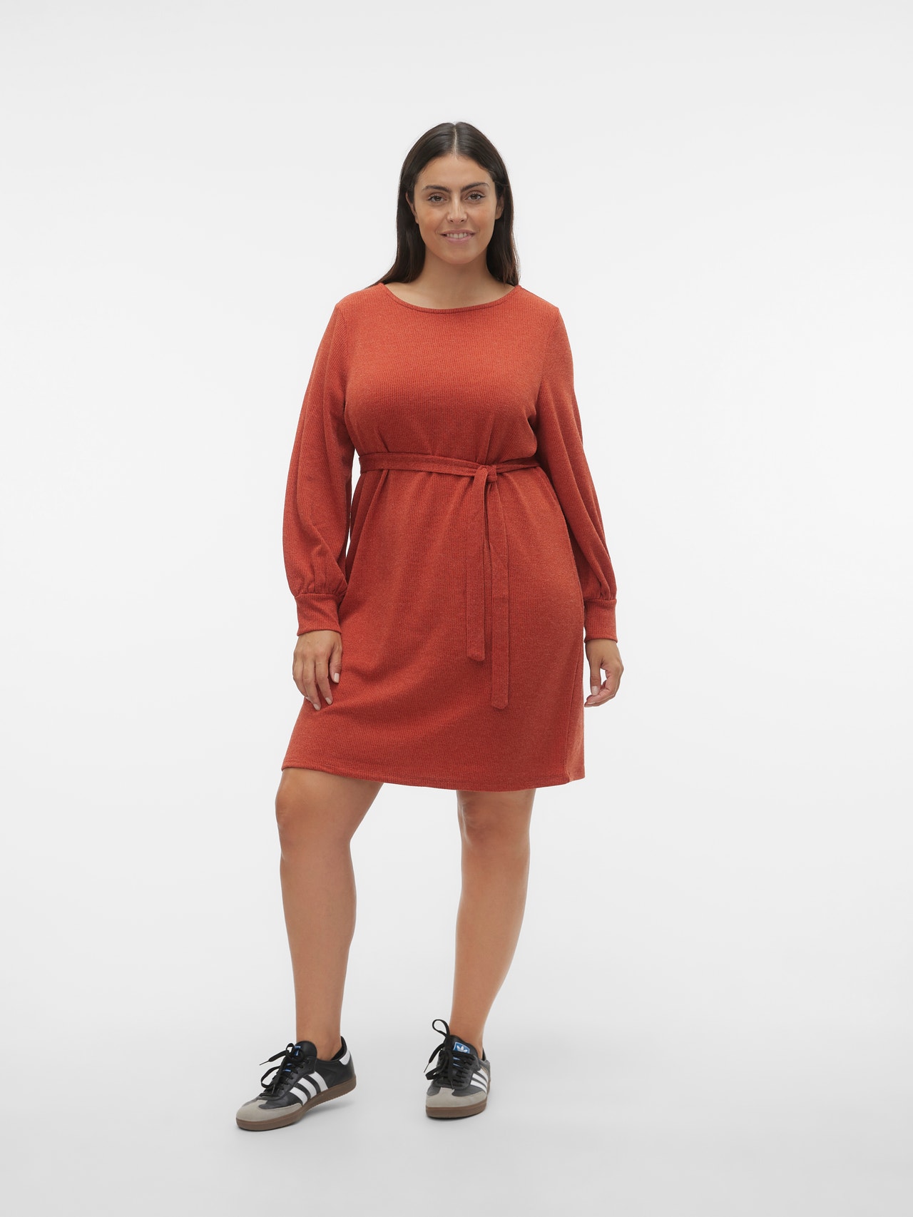Vero Moda VMCOTEA Kurzes Kleid -Red Ochre - 10297996