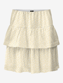 Vero Moda VMSMILLA Hög midja Kort kjol -Snow White - 10298020