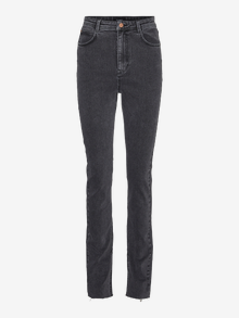 Vero Moda VMMANDY High rise Straight Fit Jeans -Dark Grey Denim - 10298022
