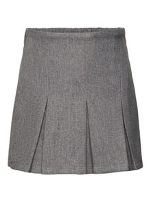 Vero Moda VMAUDREY Short Skirt -Dark Grey Melange - 10298023