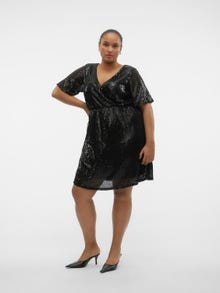Vero Moda VMCKAJE Kort kjole -Black - 10298073