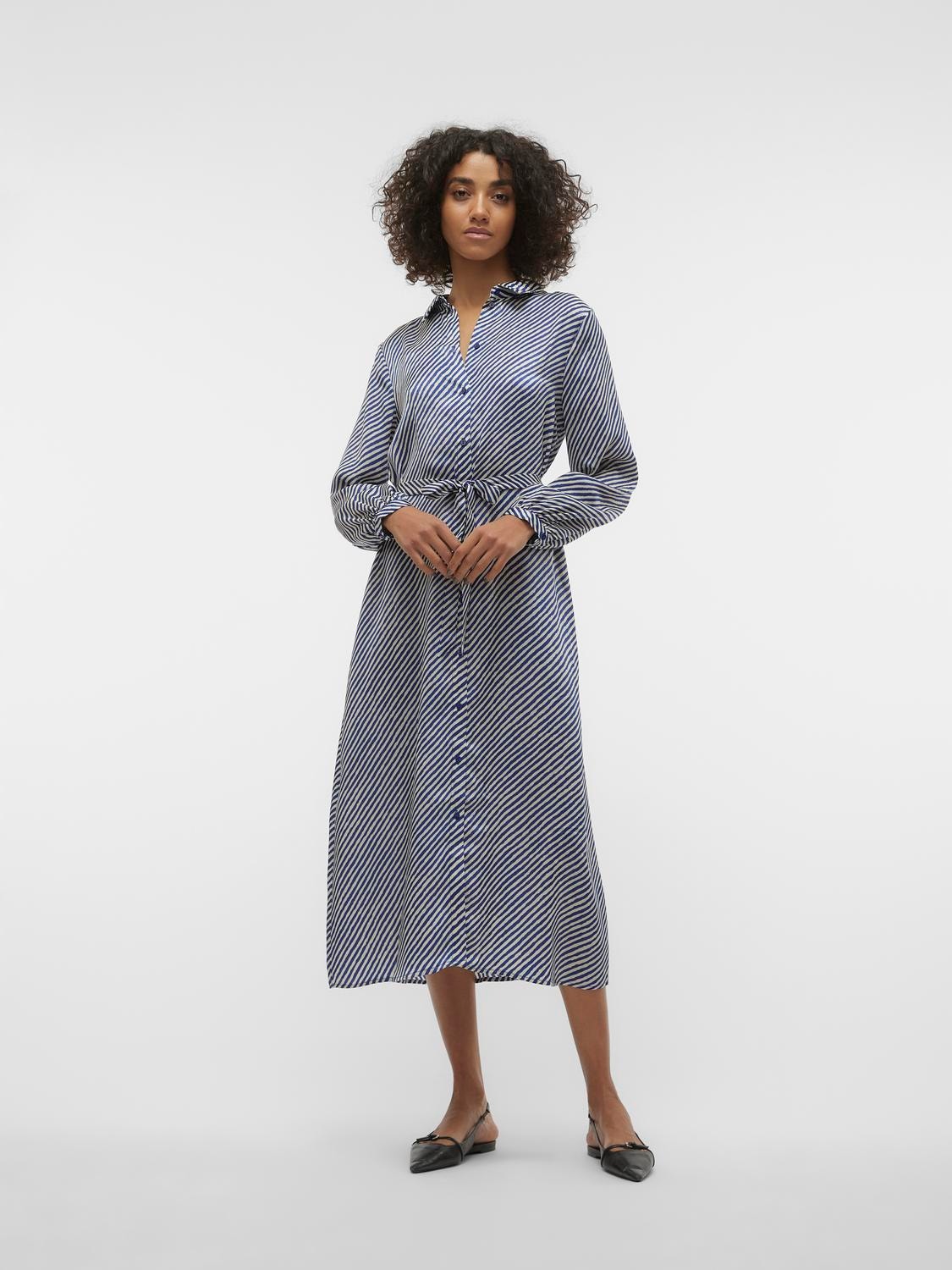 Vero Moda VMIZEL Midi dress -Mazarine Blue - 10298164