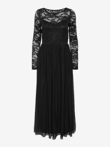 Vero Moda VMABIGAIL Langes Kleid -Black - 10298331