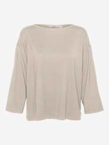 Vero Moda VMFIONA T-Shirt -Oatmeal - 10298345