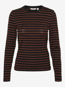 Vero Moda VMFIONA T-shirts -Potting Soil - 10298360