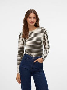 Vero Moda VMFIONA T-shirts -Birch - 10298360