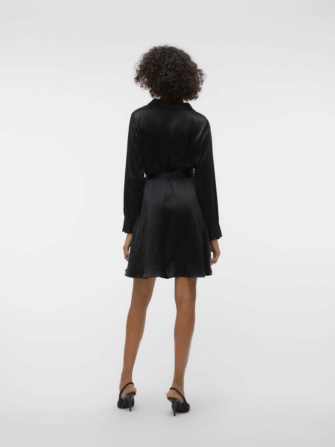 Vero Moda VMBEATRICE Kort kjole -Black - 10298381