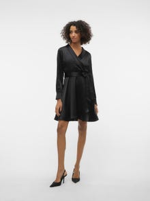 Vero Moda VMBEATRICE Krótka sukienka -Black - 10298381