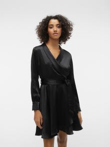 Vero Moda VMBEATRICE Krótka sukienka -Black - 10298381