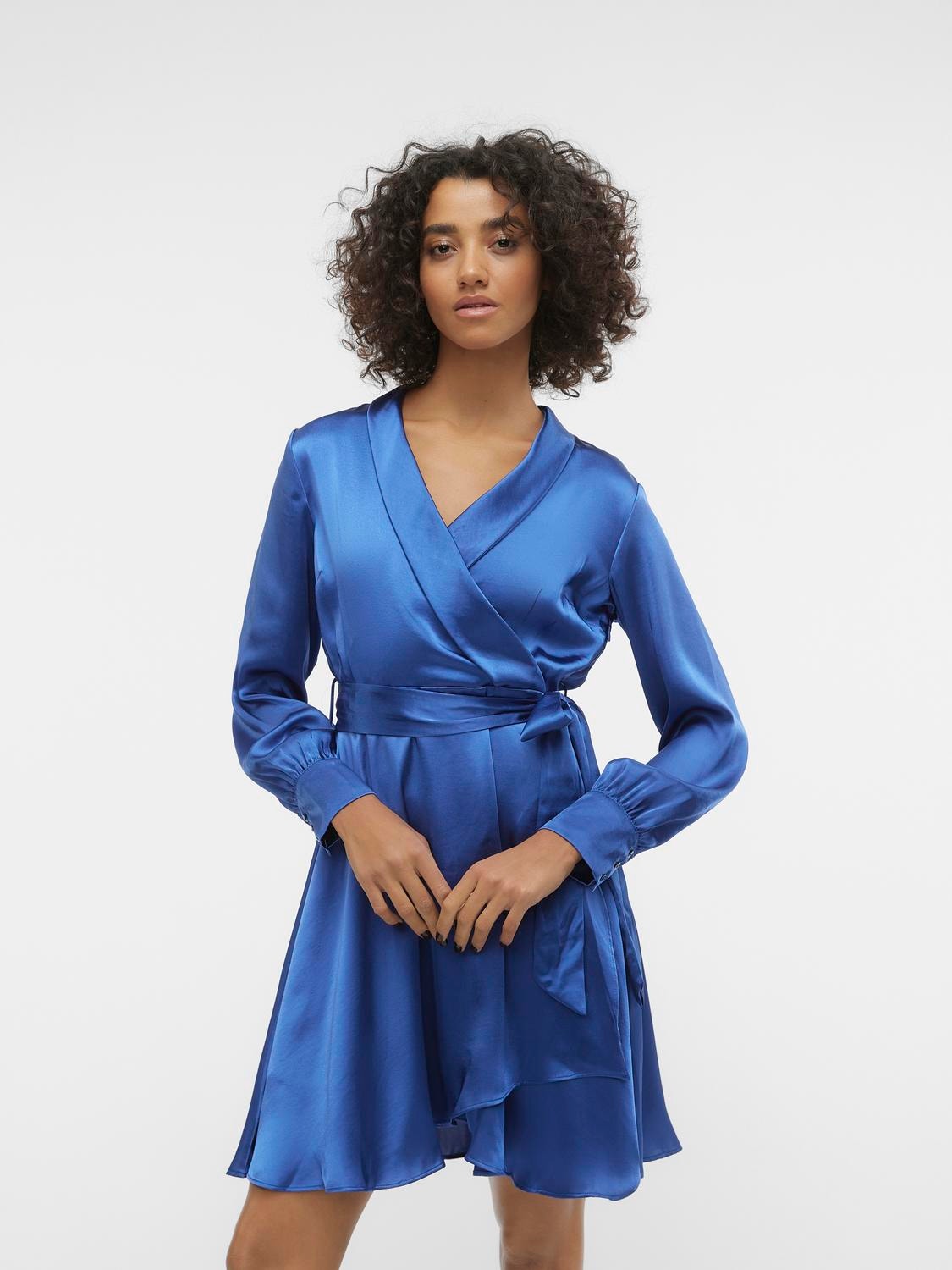 Vero Moda VMBEATRICE Korte jurk -Galaxy Blue - 10298381