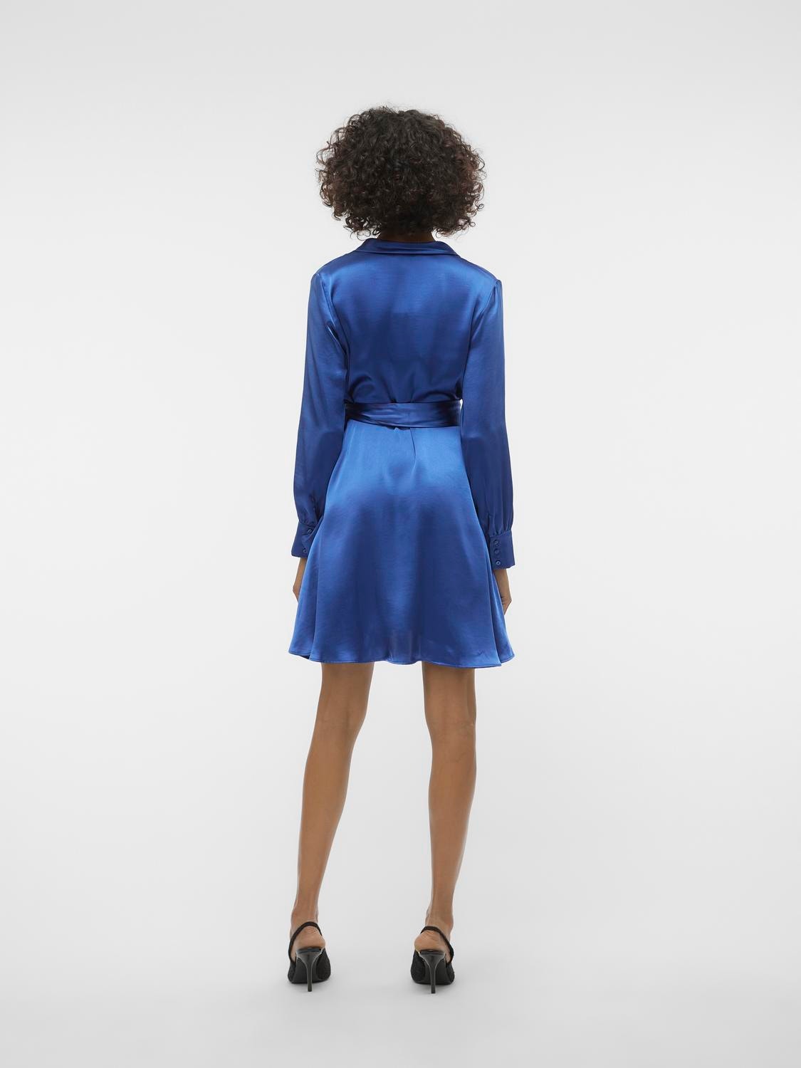 Vero Moda VMBEATRICE Kort kjole -Galaxy Blue - 10298381
