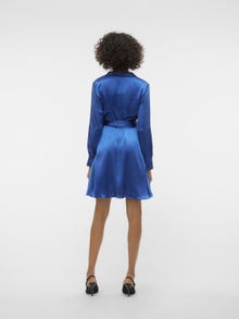 Vero Moda VMBEATRICE Kort kjole -Galaxy Blue - 10298381