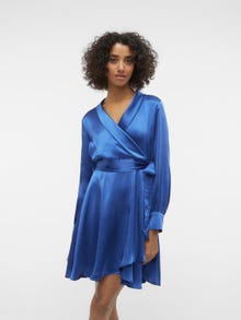 Vero Moda VMBEATRICE Kurzes Kleid -Galaxy Blue - 10298381