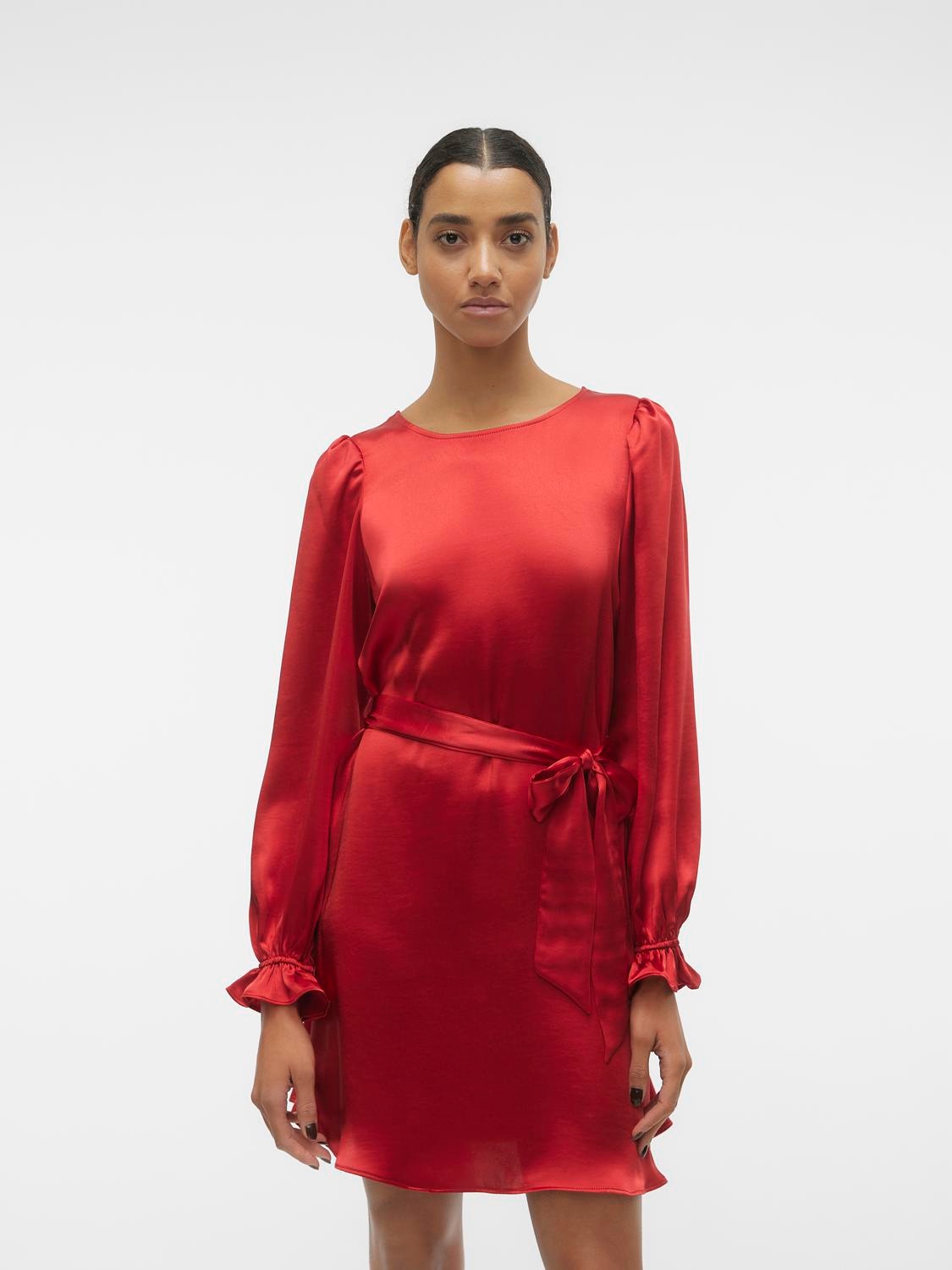 Vero Moda VMBEATRICE Korte jurk -Scarlet Sage - 10298382