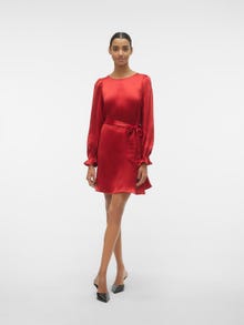 Vero Moda VMBEATRICE Kort kjole -Scarlet Sage - 10298382