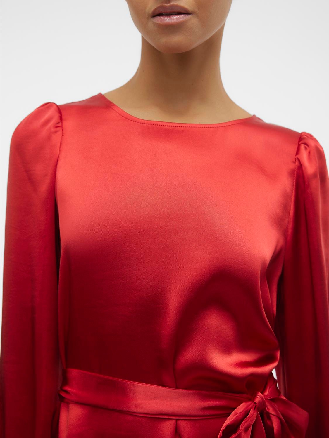 Vero Moda VMBEATRICE Kurzes Kleid -Scarlet Sage - 10298382