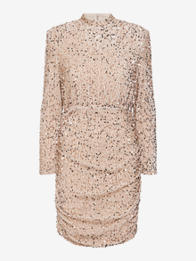 Vero Moda VMBELLA Short dress -Pumice Stone - 10298492