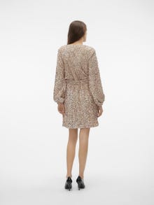 Vero Moda VMBELLA Short dress -Pumice Stone - 10298493