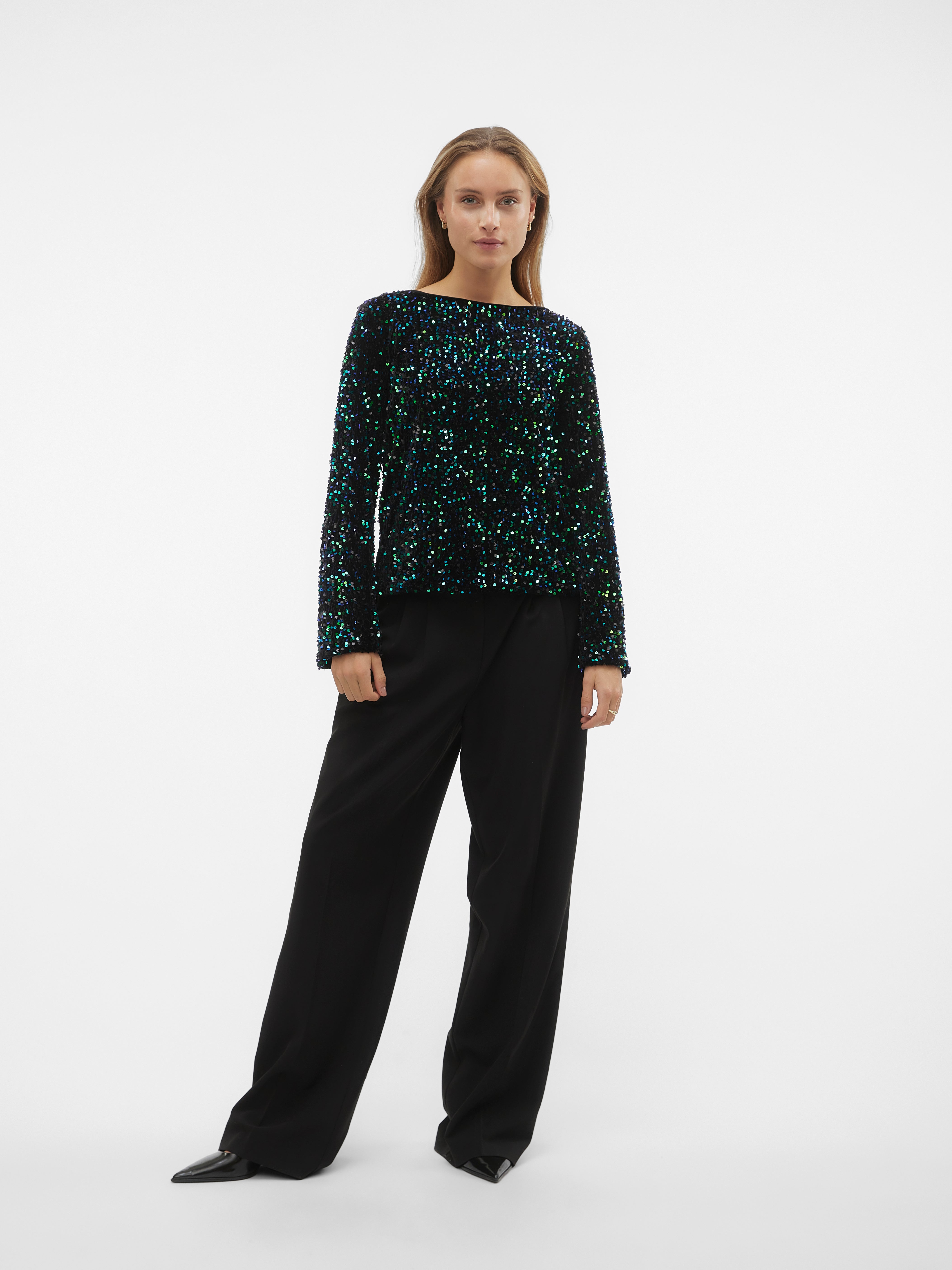 Vero moda sequin store top