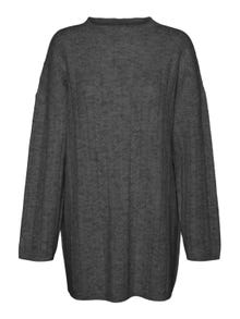 Vero Moda VMELLINOR Pullover -Dark Grey Melange - 10298529