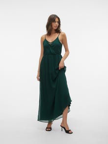Vero Moda VMOLIVIA Lång klänning -Pine Grove - 10298558