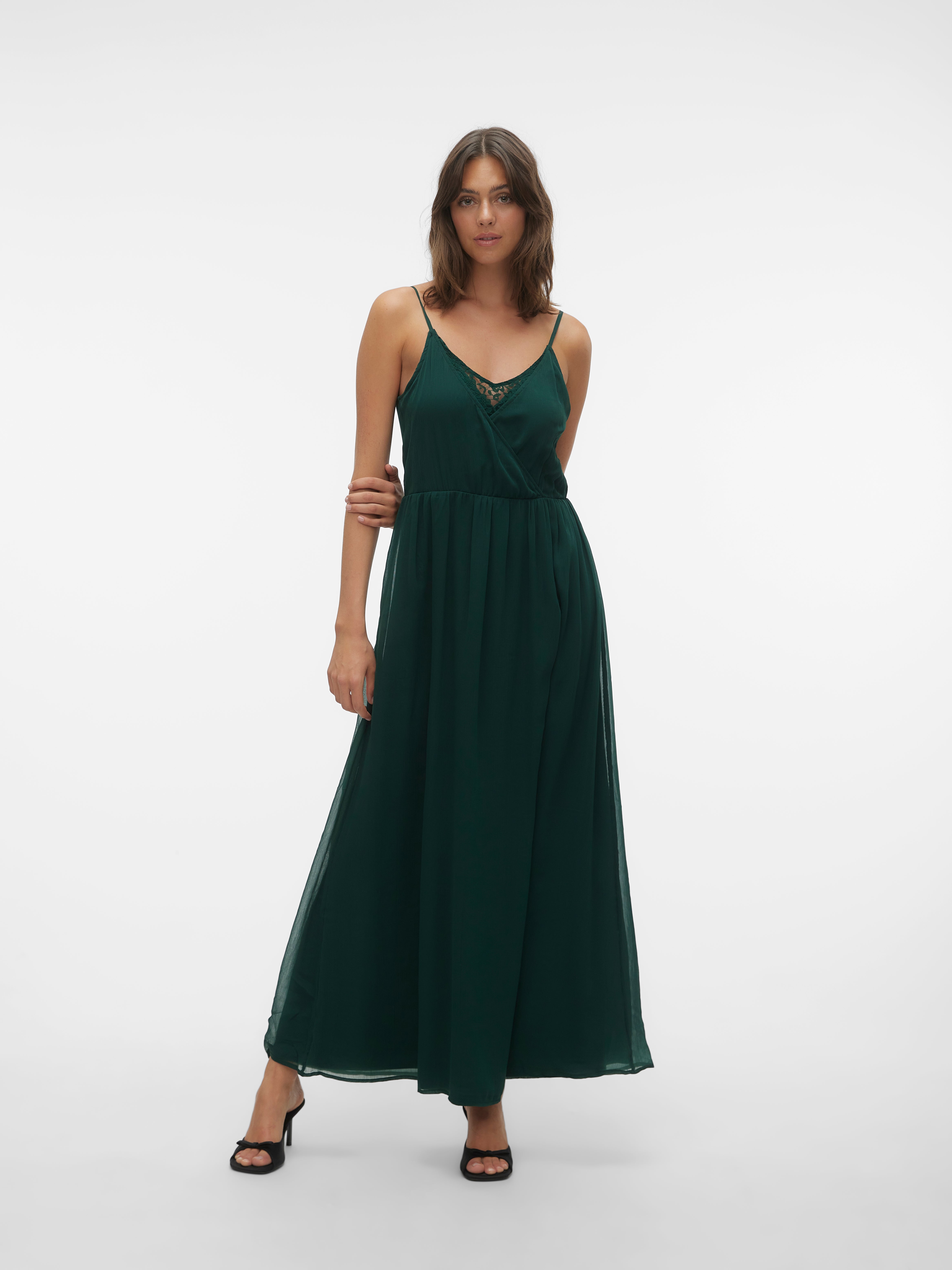 Vero moda 2024 maxi jurk groen