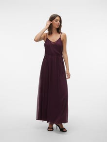 Vero Moda VMOLIVIA Długa sukienka -Winetasting - 10298558