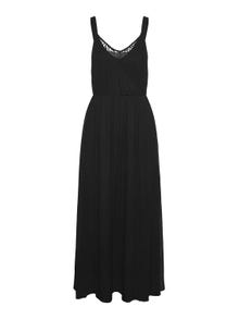 Vero Moda VMOLIVIA Lang kjole -Black - 10298558