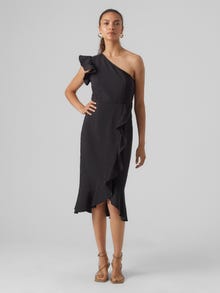 Vero Moda VMFREJA Midi dress -Black - 10298589