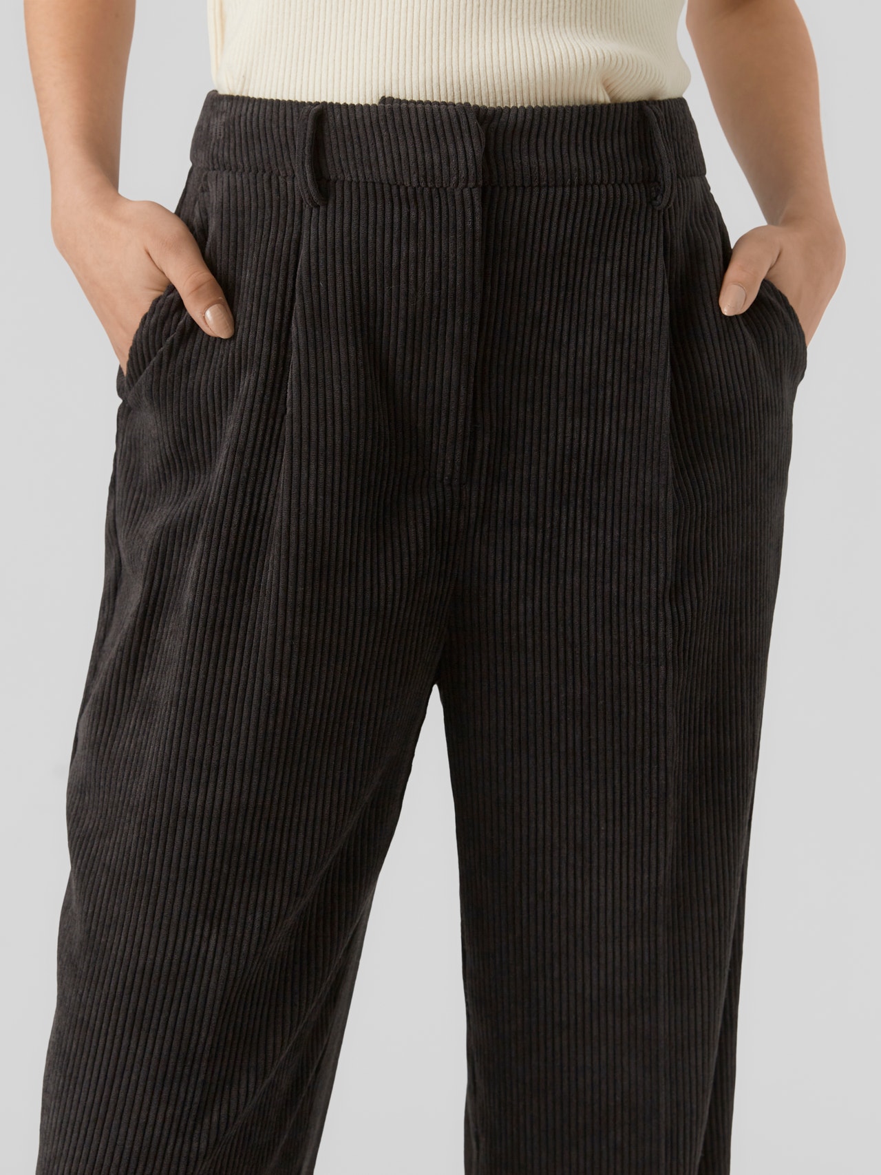 Vero Moda VMESTHER Pantalones -Black - 10298600