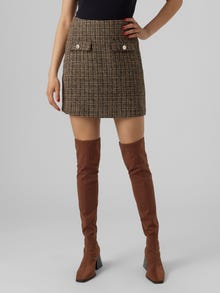 Vero Moda VMEBON Hohe Taille Kurzer Rock -Black - 10298623