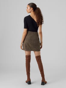 Vero Moda VMEBON Hohe Taille Kurzer Rock -Black - 10298623