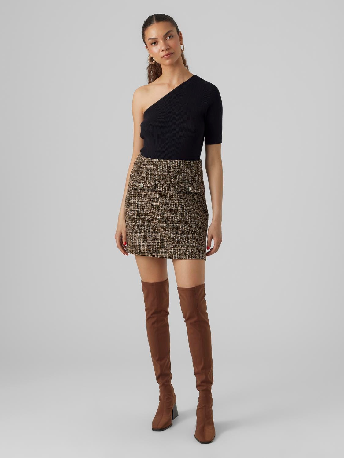 Vero Moda VMEBON Kort kjol -Black - 10298623