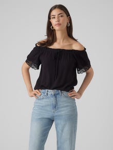 Vero Moda VMLUNA Top -Black - 10298667