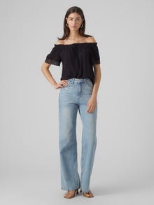 Vero Moda VMLUNA Top -Black - 10298667